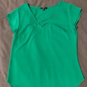 Dynamite blouse XS green